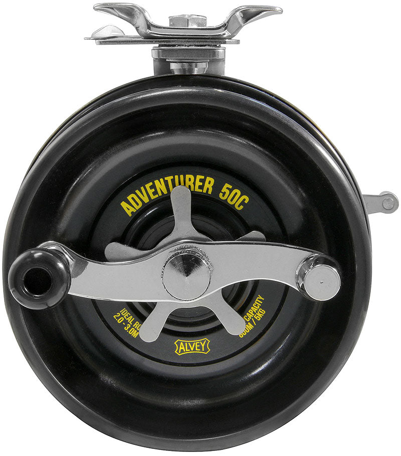 ALVEY ADVENTURER SERIES REEL - S/STEEL BACK NRD LH