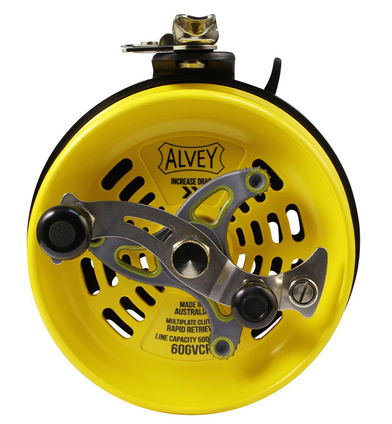 ALVEY SURF REEL - SURF GRA VENT BK NRD RAP R LH