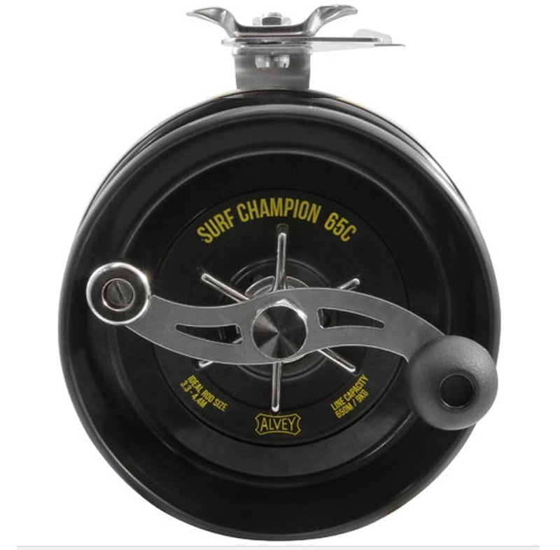 ALVEY SURF CHAMPION REEL - S/STEEL BACK NON-REV DRAG LH