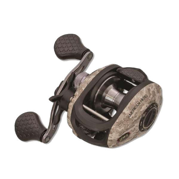 LEWS AMERICAN HERO CAMO S REEL - BAITCAST 6bb 7.1:1 120/12